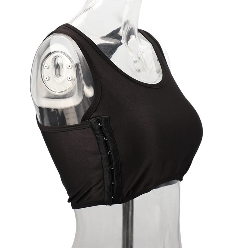 Description Picture 6 of itemWomen Breast Binder Tomboy Lesbian Corset Trans Vest Summer Side Buckle Short Tank Top Underwear Shaper Bustier Chest Binder