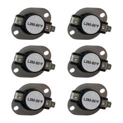 6 Pack DC47-00018A Dryer High Limit Thermostat for Samsung Dryer Thermal Thermo Limit PS2038383 AP4201898 35001092