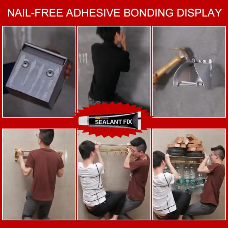 Description Picture 3 of itemStrong Glue Sealant Super Glue Ultra-Strong Metal Glue Instant Sealant Fix Glue Quick Drying Nail Free Glue Powerful Bond Glue