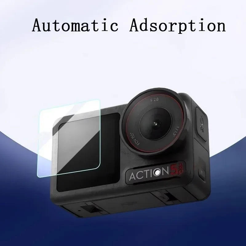 Description Picture 5 of itemFor DJI Osmo Action 5 Pro Camera 9H Tempered Glass Film+Mini Storage Carring Bag+Lens Protective Case Cover+Windslayer Cover