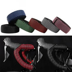 BUCKLOS Road Bike Handlebar Tape Anti Slip Silica Gel Handlebar Tape Shock Absorption Cycling Bar Tape Bicycle Accessories