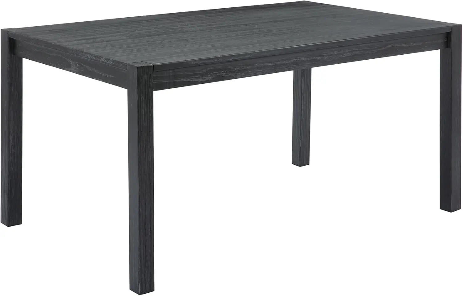 Description Picture 2 of itemWood Dining Table, 59 Inches Farmhouse Rectangle Dining Room Table for 4-6 Person Rustic Kitchen Table, Dining Tables