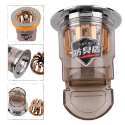 Gravity Induction Floor Drain Core Toilet Deodorant Anti-Odor No Smell Bathroom Toilet Sewer Shower Drain For Kitchen Strainer