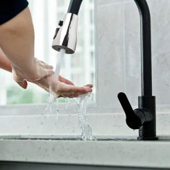 Pull Out Spray Shower Head Replacement Tap Sprayer 3 Modes Adaptor Washbasin Faucet Extender Aerator Bubbler Nozzle Kitchen Tap