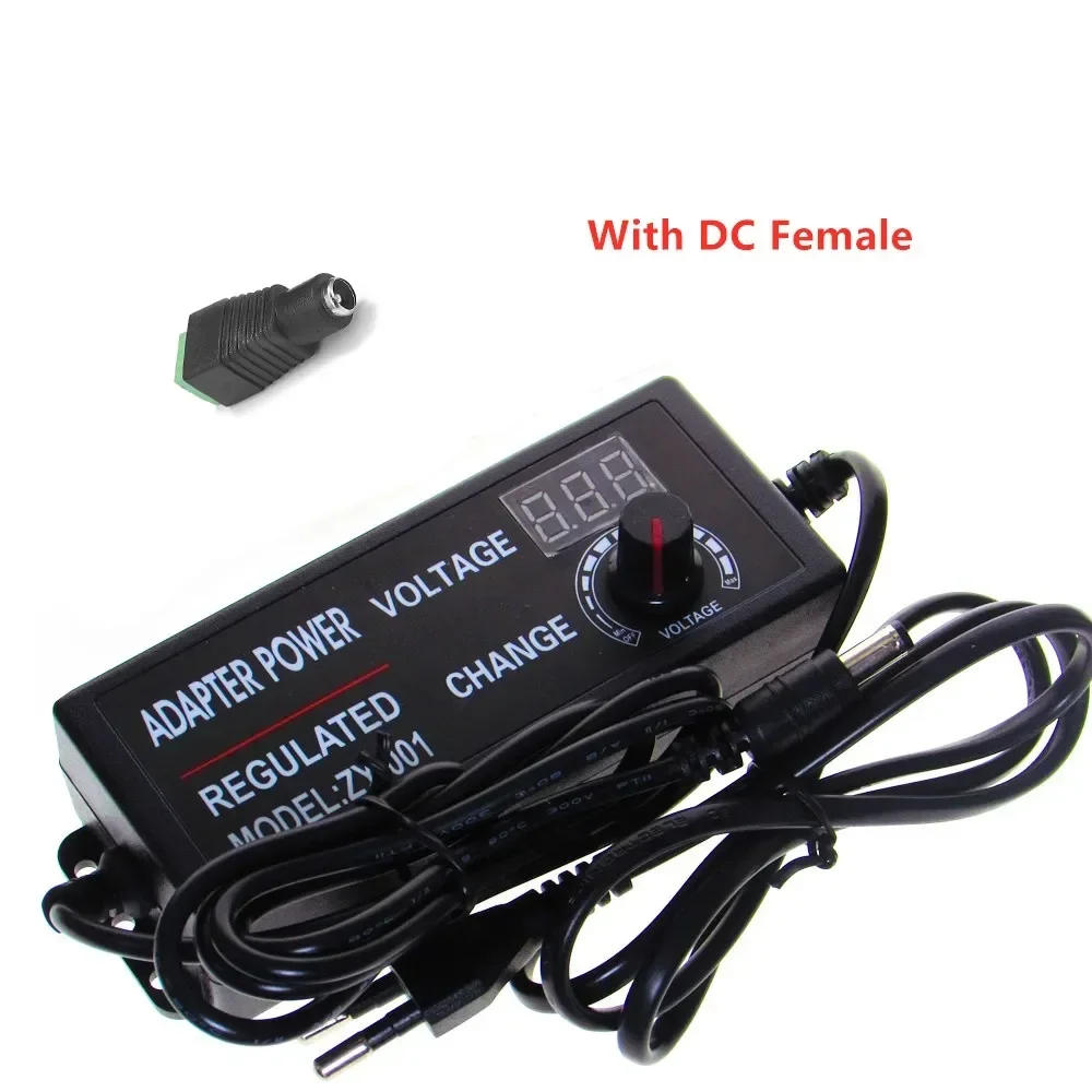 Description Picture 3 of itemNew Adjustable AC to DC Power Supply 3V 5V 6V 9V 12V 15V 18V 24V 1A 2A 5A Power Adapter Universal AC220V to 12V Adapter