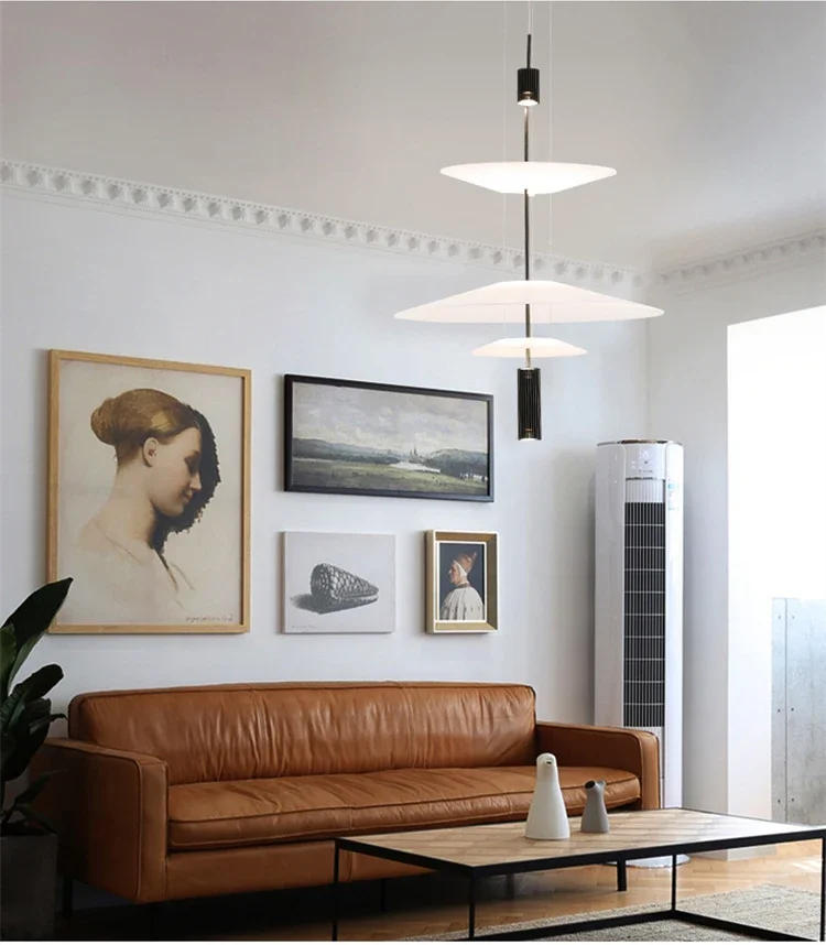 Description Picture 6 of itemNordic Designer LED Ceiling Chandelier Acrylic Dining Living Room Center Table  Kitchen Pendant Lamp Home Decor Lighting Fixture