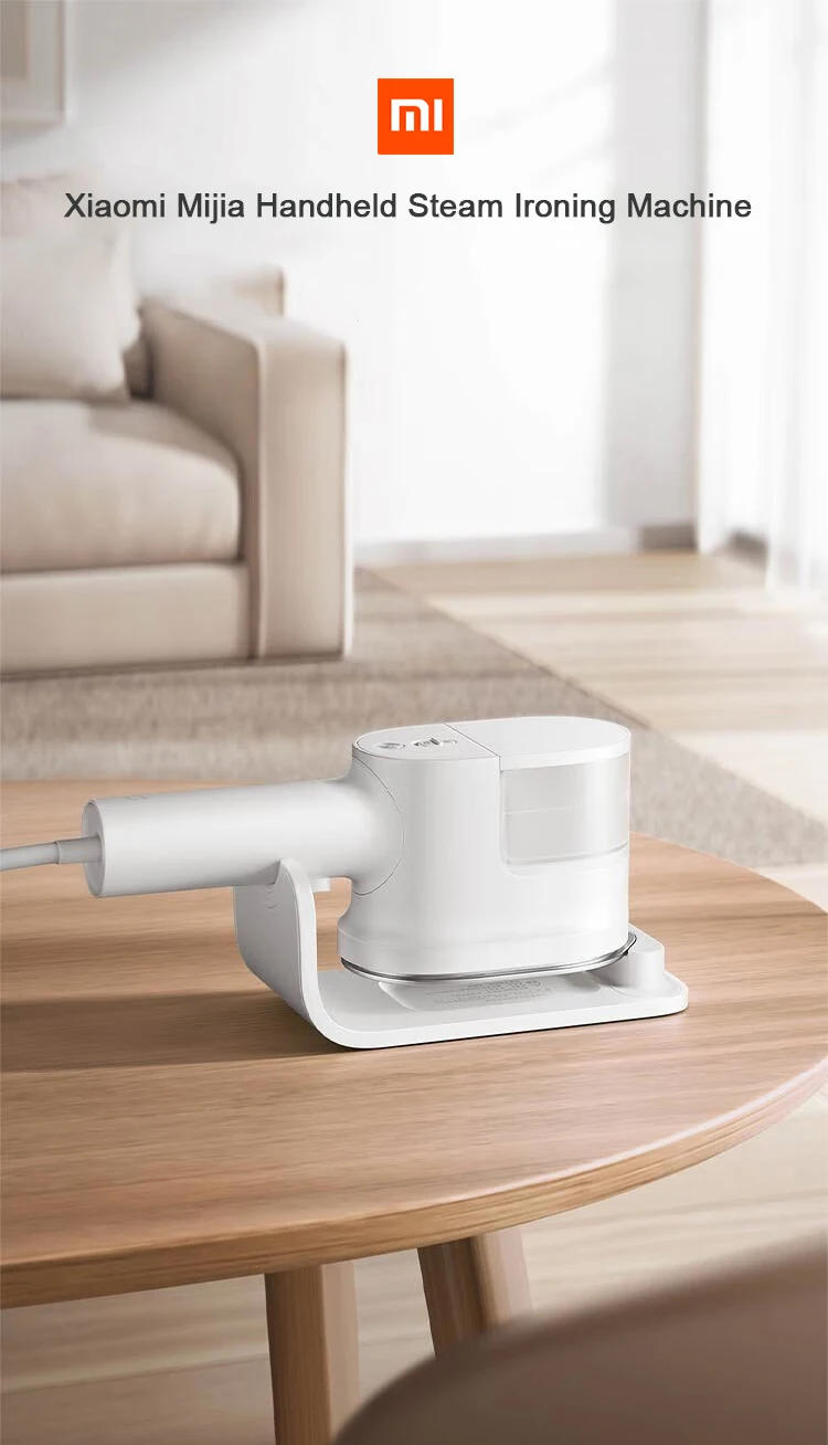 Description Picture 2 of itemIconic Brand Mijia Handheld Garment Steamer, 220V 1200W Household Clothes Steam Iron, Flat/Vertical Ironing Machine with Mite Removal