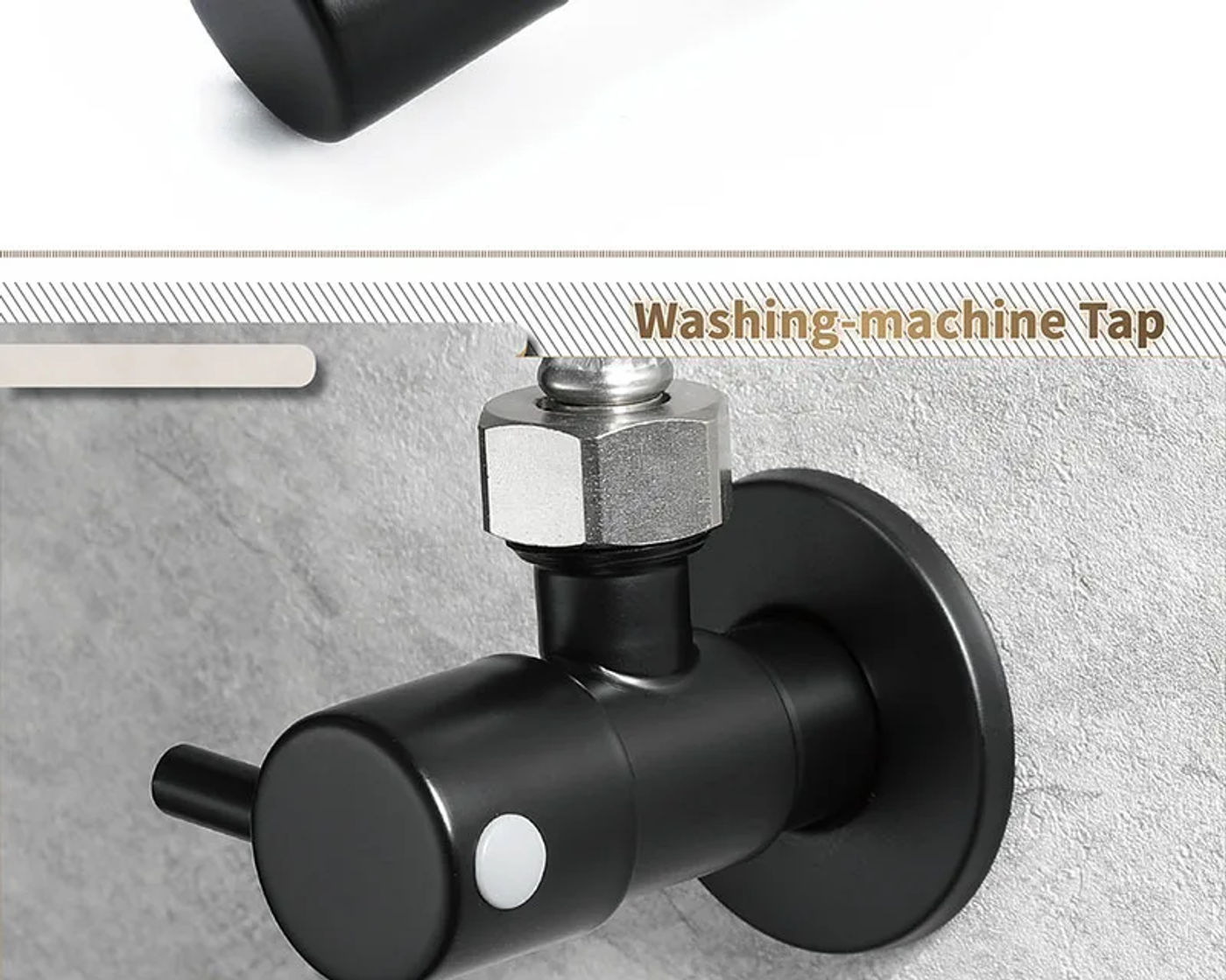 Description Picture 6 of itemStainless Steel Angle Valve Inlet Valve Bathroom Single & Double Outlet Valve G1/2 Water Stop Valve Toilet Kitchen