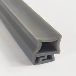 1m Tape Wooden Door Bottom Dustproof Soundproof Silicone Oven Rubber Square Flat Seal Strip