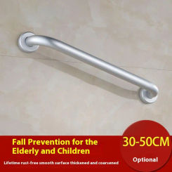 Bathroom Tub Toilet Handrail Grab Bar Shower Safety Support Handle Towel Rack 30/40/50cm Safety Helping Handle Towel Rack