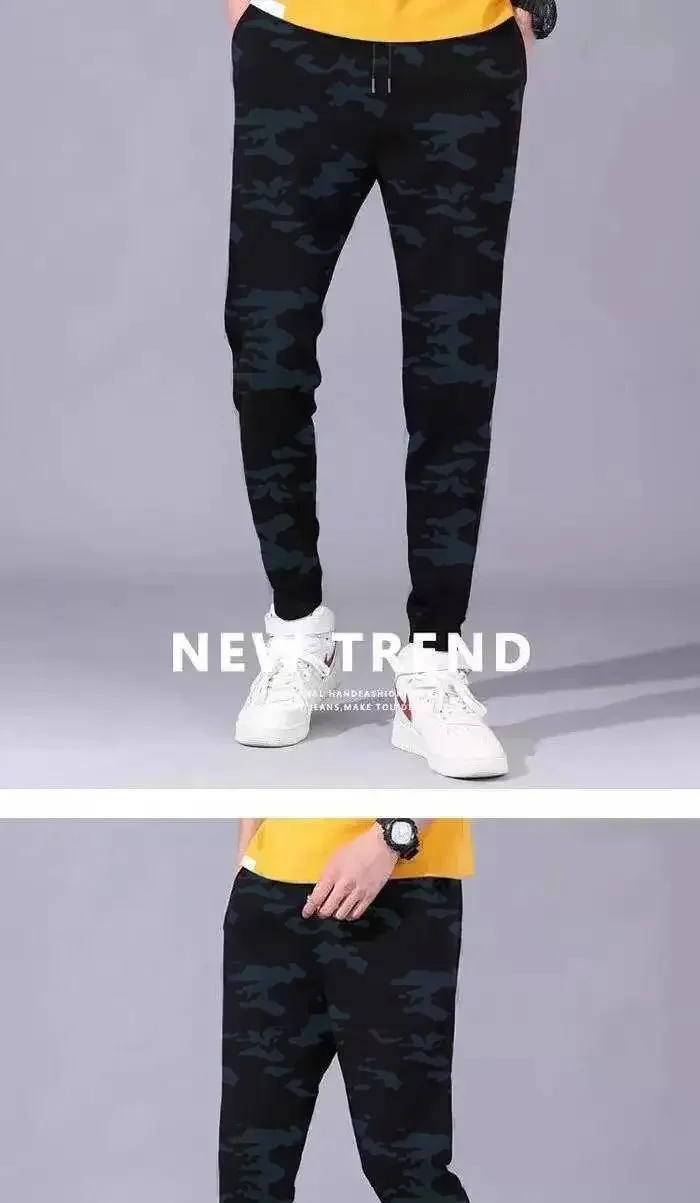 Description Picture 2 of itemMen Fleece Warm Sweatpants Plus Size Loose Plush Thermal Lamb Fleece Drawstring Waist Trousers Winter Beam Foot Pants