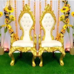 AIRFFY OEM/ODM Wholesale Popular Hotel Furniture Cheap Metal Gold Chameleon Dining Wedding Event Chairs