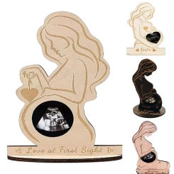 Baby Ultrasound Photo Frame Sonogram Picture Frame Pregnancy Gift Baby Announcement Keepsake For New Mum  Baby Accessories Gift