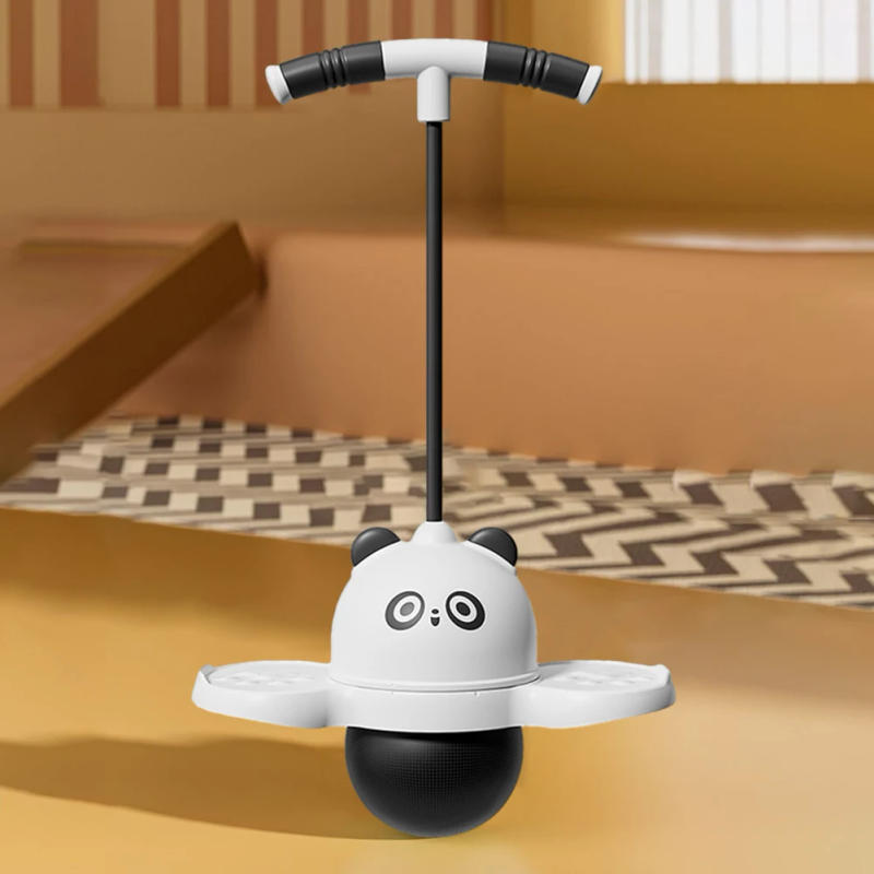 Description Picture 5 of itemPanda Jumping Ball Exercise Balance Help Grow Tall Fitness Exercise Elastic Ball with Handle Outdoor Fun Bouncing Equipment