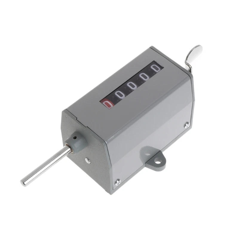 Description Picture 6 of item220V 1 Pc 75-I Metal Mechanical Resettable 5 Digits Display Rotary Revolution Counter 350 R/Min