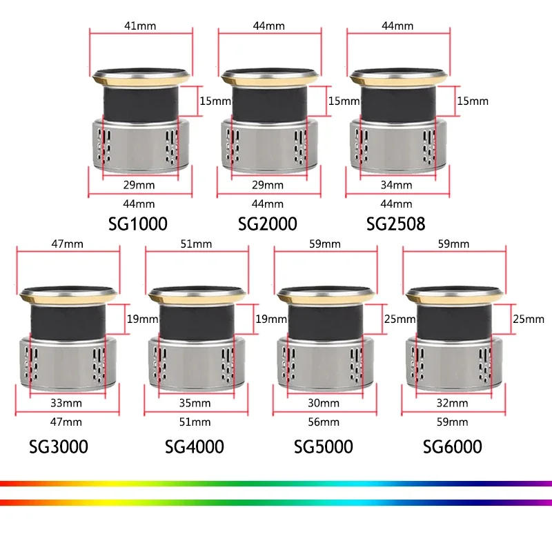 Description Picture 5 of itemLOAWE SG1000 SG2000 SG2508 SG3000 SG4000 SG5000 SG6000 Spinning Fishing Reel 9+1BB Saltwater Fishing Tackle