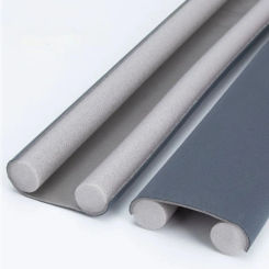 1PC Waterproof Door Bottom Seal Strip - Double Layer Silicone Draft Excluder Adjustable Soundproof Wind Noise Reduction Guard