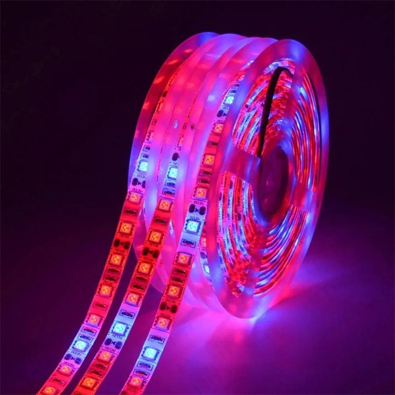 Description Picture 5 of itemLED Grow Light Full Spectrum LED Strip Plant Lamp 5m Growing Light 12V Phyto Lamp Growth Greenhouse Hydroponic Lighting SMD 5050