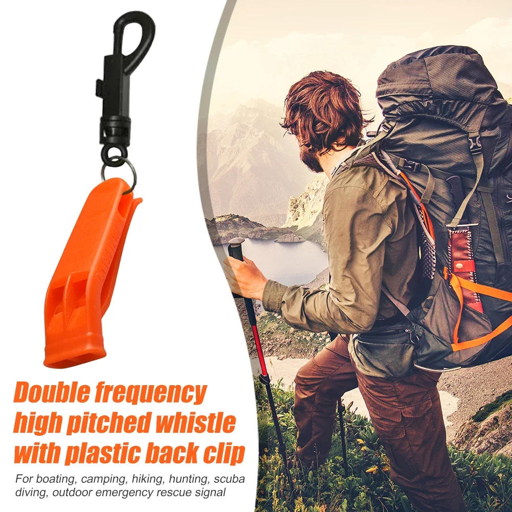 Description Picture 5 of item1/5/10PCS Outdoor Survival Whistle Camping Hiking Rescue Emergency Whistle Diving Football Basketball Match Whistle