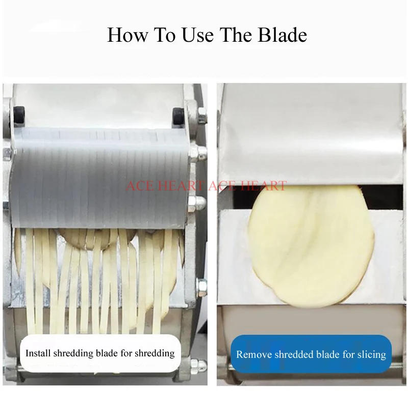 Description Picture 6 of itemShredder Commercial Multi-Functional Vegetable Cutting Machine Radish Slicer Sweet Potato Dicer Electric Potato Vegetable Cutter