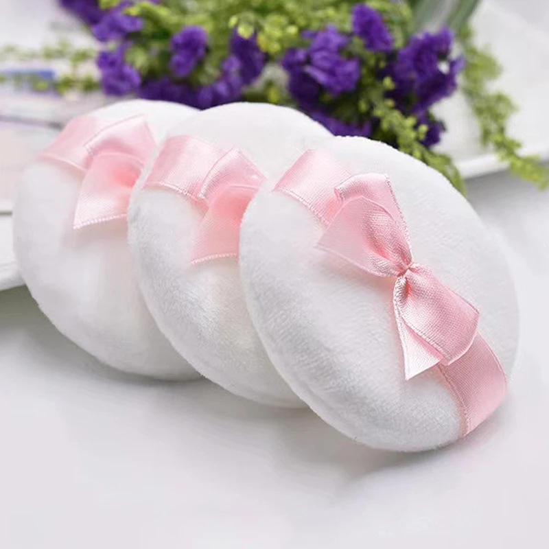 Description Picture 5 of itemSoft Bow Loose Powder Puff Cosmetic Blender Beauty Sponge Soft Powder Puffs Face Foundation Blender Makeup Beauty Tools
