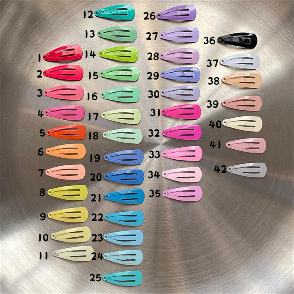 Description Picture 2 of item2cm Colorful Paint Mini Bb Water Droplet Clip Multiple Colored Pet Hairpin Hair Grooming Supplies for Puppy Dog Cat Accessories