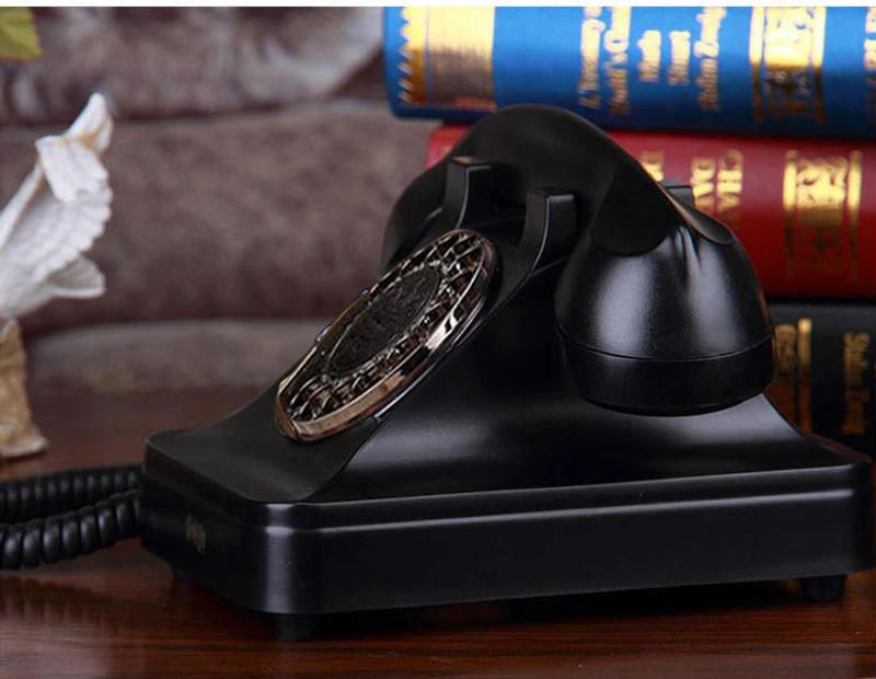 Description Picture 3 of itemRetro cordless GSM sim card revolve telephone Swivel Plate Rotary Dial Antique Landline Phone For Office Home Hotel house