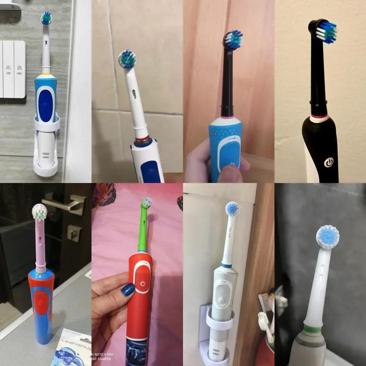 Description Picture 4 of item16/20PCS Brush Head nozzles for Braun Oral B Electric Toothbrush Replacement Head Refill Sensitive Floss Cross Action for Oralb