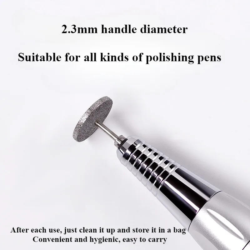 Description Picture 3 of itemNail Diamond Metal Drill Bits Disc Bit Dead Skin Callus Electric Foot File Callus Remover Shaft for Nail Salon Grinding Head New
