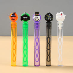 10/20pcs Mini Halloween Pumpkin Soap Bubble Tube Happy Halloween Party Decorations Kids DIY Toys Trick or Treat Party Supplies