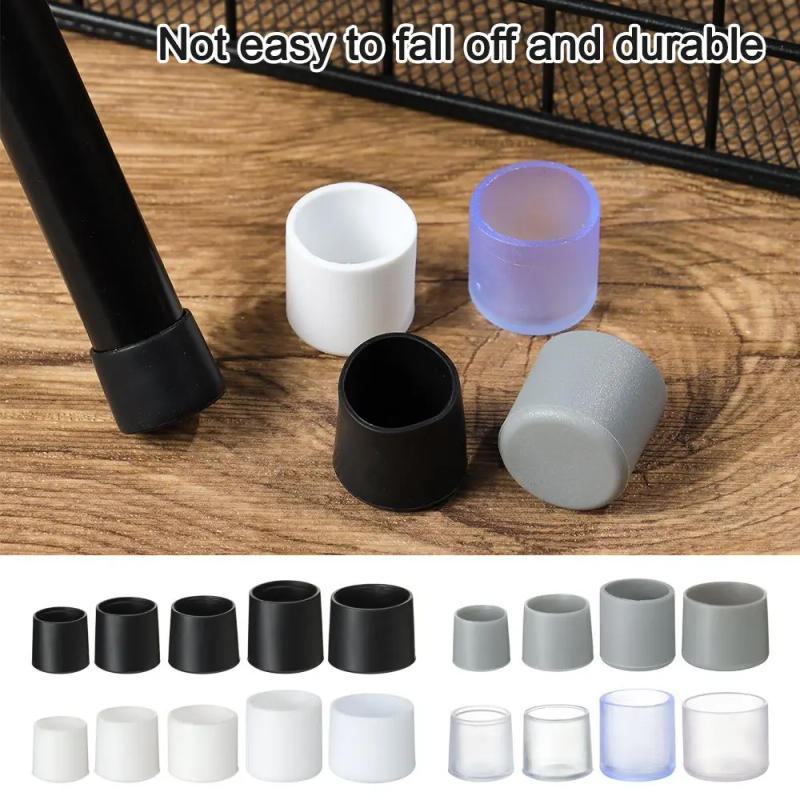 Description Picture 2 of item20PCS Chair Leg Caps Rubber Feet Protector Pads Plastic Pipe Cover Furniture Table Covers Hole Plugs Dust Cover Daily Supplies