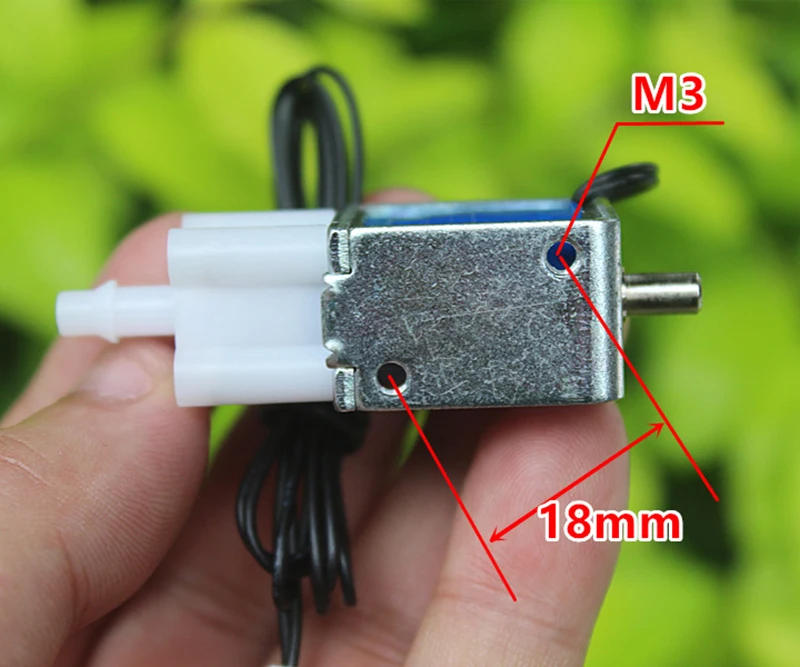 Description Picture 3 of itemDC 24V 2-position 3-way Micro Electric Solenoid Valve Mini Water Air Flow Control Valve DIY Pump Massager Watering Flower