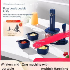 Westinghouse meat grinder household wireless multi-function cooking machine small food supplement machine minced garlic mixer