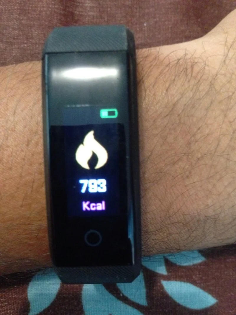 Description Picture 6 of itemSmart Bracelet Pedometer Step Counter Calorie Fitness Smart Watch  Walk Tracker Men Women Health Blood Pressure Wristband