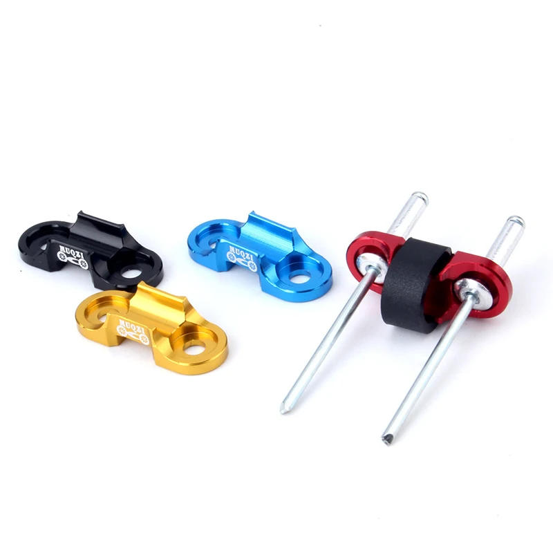 Description Picture 2 of itemBicycle Buckle Cable Guide Bike Brake Line Components Part Threaded Base Bolts Holder Aluminum Alloy Wire Tidy