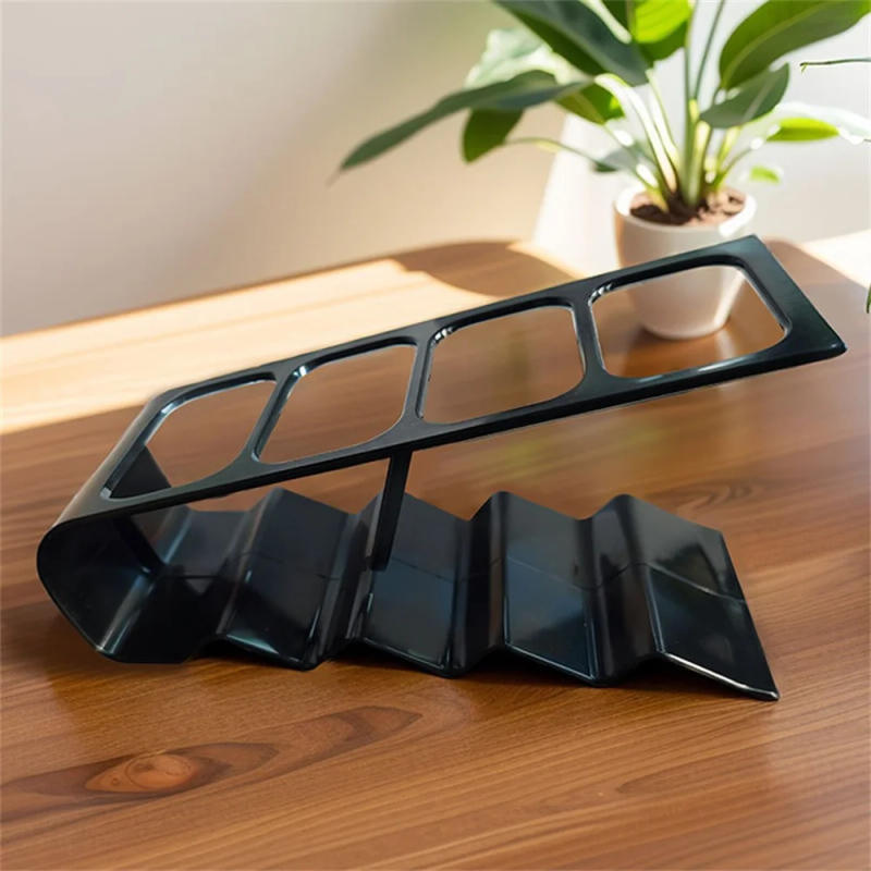 Description Picture 6 of item4-Grid Desk Storage Rack Air Conditioning Remote Control Stand Holder Desktop Storage Shelf Sundries Organizer For Home Office
