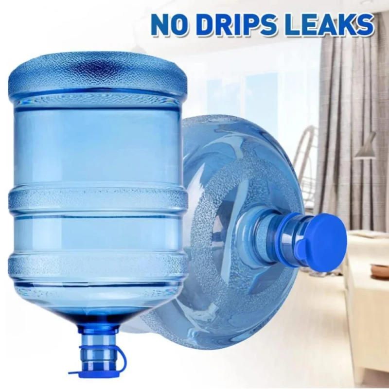 Description Picture 2 of itemWater Jugs Cap Non-Spill Bottle Caps with Inner Plug Durable Thick Reusable Silicone Water Bottle Cover Drinking Bucket