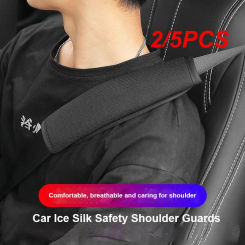 2/5PCS Universal Car Safety Belt Cover Adjustable Seat Belt Cover Shoulder Strap Covers Car Shoulder Protector Pad Auto