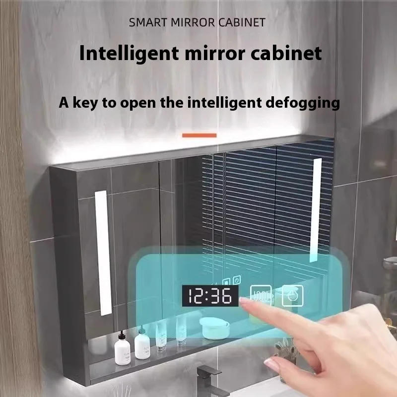 Description Picture 6 of itemLocker Open Cabinets Towel Cabinet Furniture Luxury Bathroom Kit Mirrors Storage Washbasin Column Wall Kabinet Sinks Drawer