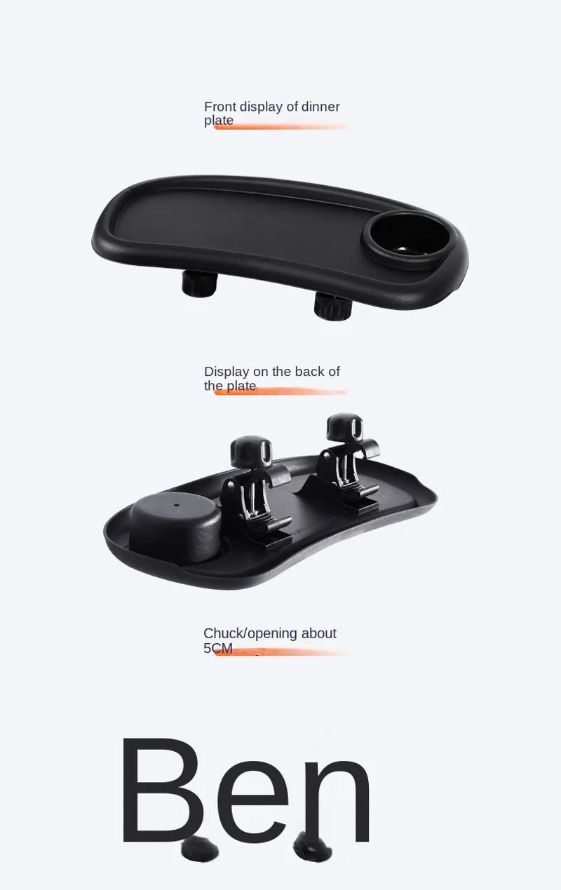 Description Picture 4 of itemBaby Stroller Dinner Table Tray Pram Carriage Accessories Plate Handrest Dish Supplies For Toddler Infant Milk Bottle Cup Holder