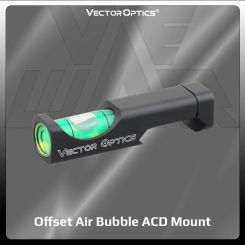 Vector Optics Fit for 21 Mm Weaver Picatinny Dovetail Rail Mount Offset Air Bubble Acd Dovetail Mount for Hunting Scope
