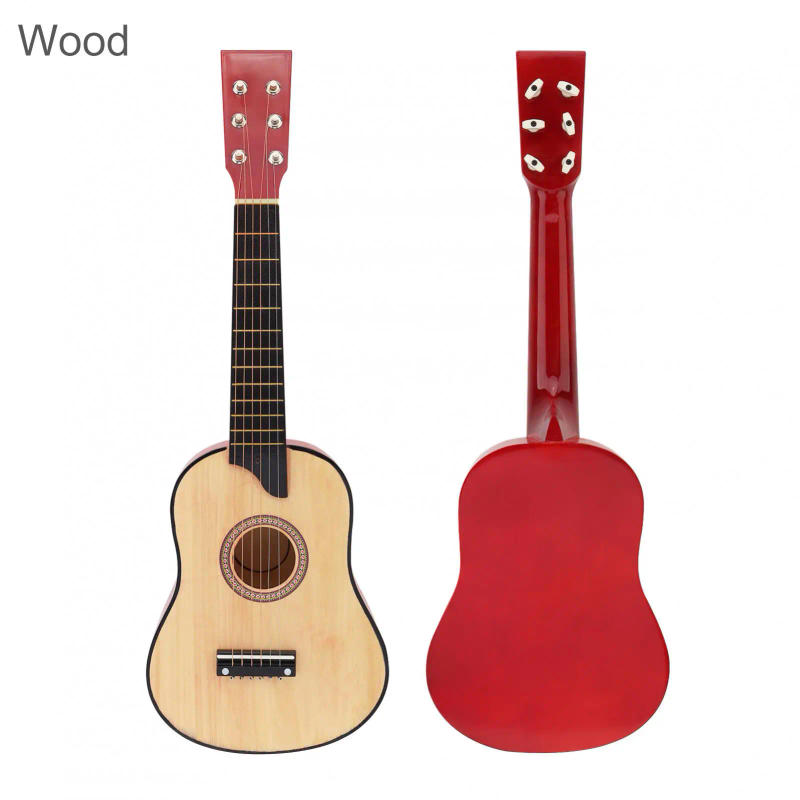Description Picture 6 of item25 Inch Basswood Acoustic Guitar 6 Strings Guitarra with Pick Strings Mini Ukulele Accessories Musical Instrument Gifts