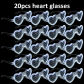 20 Heart Glasses