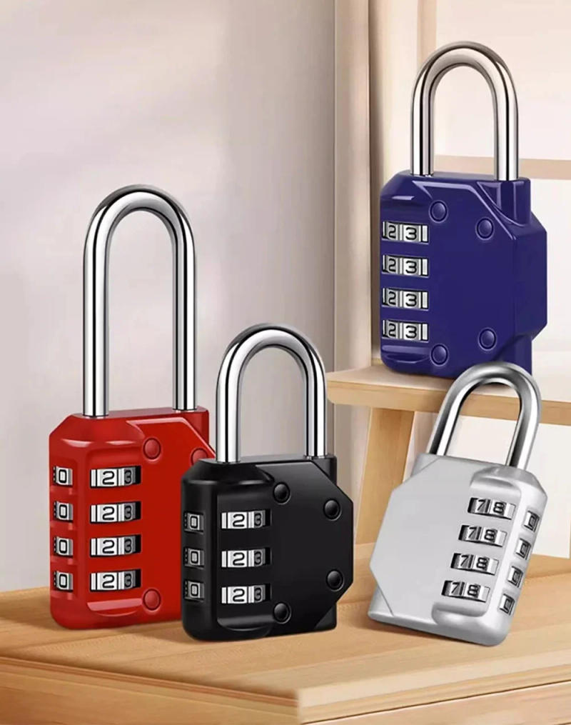 Description Picture 3 of itemMini Combination Padlock Password Locks 4 Digit Waterproof Outdoor Lock For Door Suitcase Bag Package Cabinet Locker Window