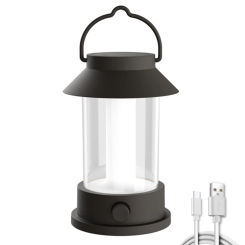 LED Camping Lantern Stepless Dimming Tent Lighting Lantern Type-C Charging 10000mAh 4 Modes Last Up To 10H for Hiking Travel BBQ