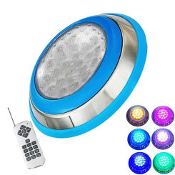 24W RGB LED Swimming Pool Light IP68 Waterproof AC/DC12V 12W 18W Outdoor RGB UnderWater Light Pond LED Piscina Luz Spotlight