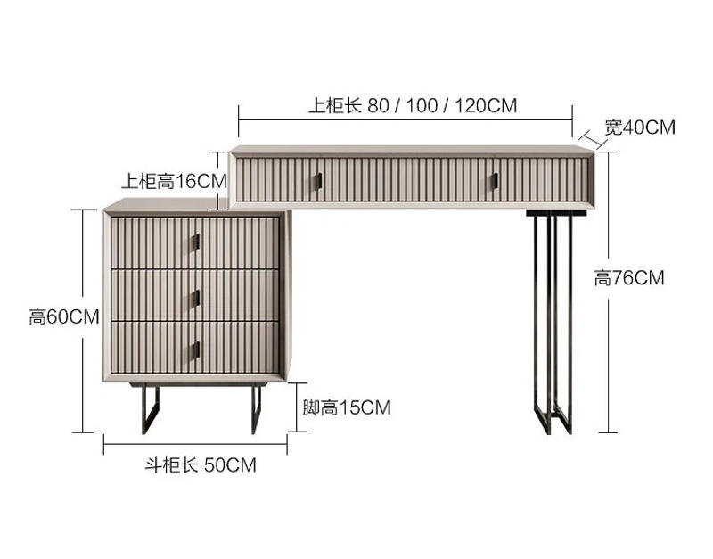 Description Picture 3 of itemModern Minimalist Solid Wood Dressers Designer Leisure Luxury Bedroom Storage Cabinet Table De Toilette Bedroom Furniture WK
