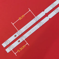 2PCS LED Backlight strip for TCL 55V8E-PRO 55S12 55J7E-PRO TE55D15-ZC42AG-04H 55S11-ZX3030-2X15YH-230217
