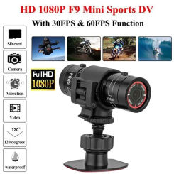 F9 Action Camera HD 1080P Bike Motorcycle Helmet Camcorder Outdoor Sport DV Video DVR Audio Recorder Dash Cam for Car Bicycle
