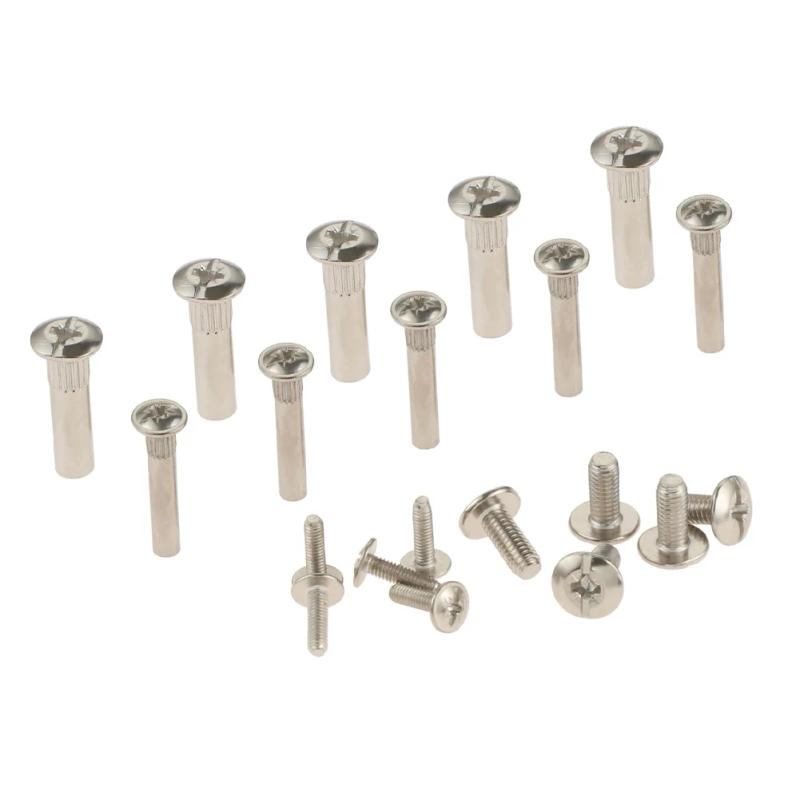 Description Picture 6 of itemButt Screw M Cabinets Furniture Assembly Assembly Carbon Steel DIY Projects Secure Connection Silver Splint Nut